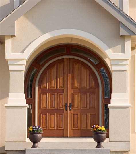 large residential entry doors.